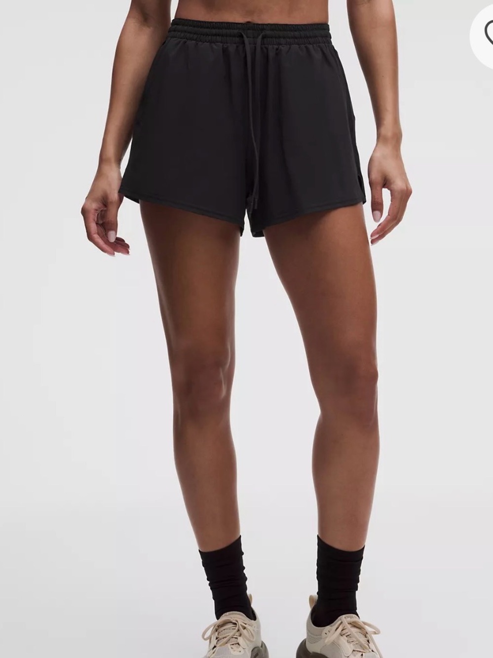 Lululemon Pace Rival High-Rise Short 3" BLK 8